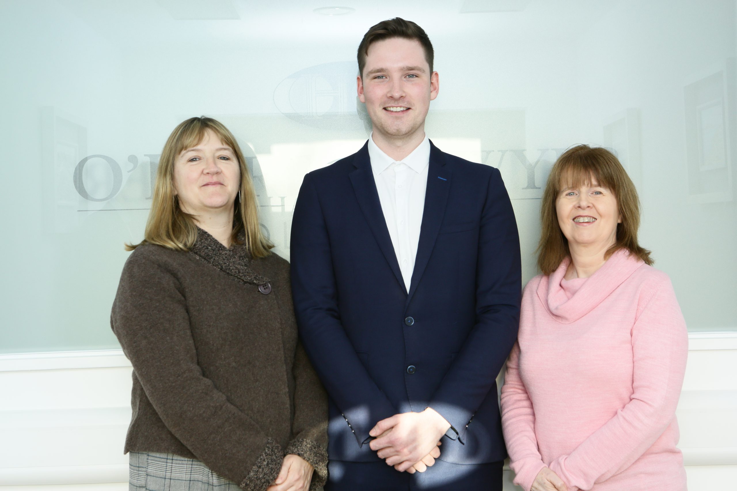 Anna O’Hare, Cian Gormally and Sarah Watt